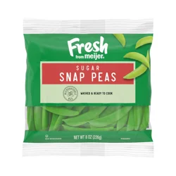Fresh From Meijer Sugar Snap Peas, 8 Oz