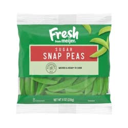 Fresh From Meijer Sugar Snap Peas, 8 Oz