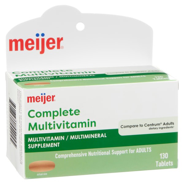 slide 18 of 29, Meijer Multivitamin Complete, 130 ct