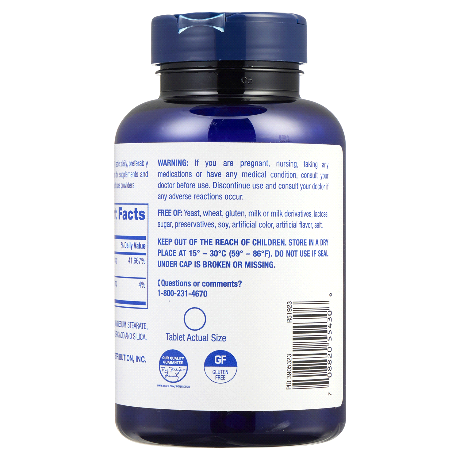 slide 2 of 4, MEIJER WELLNESS Meijer Vit B12 1000mcg Time Release Tab, 250 ct