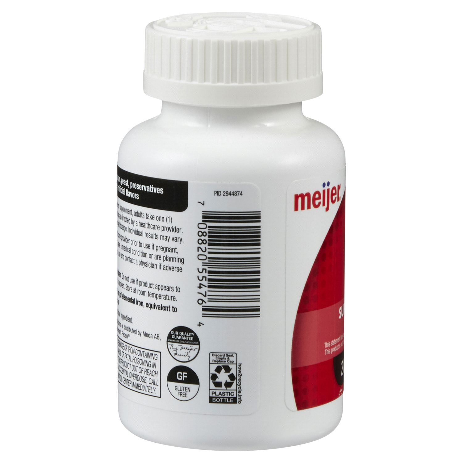 slide 2 of 5, Meijer High Potency Iron, 65 mg, 200 ct