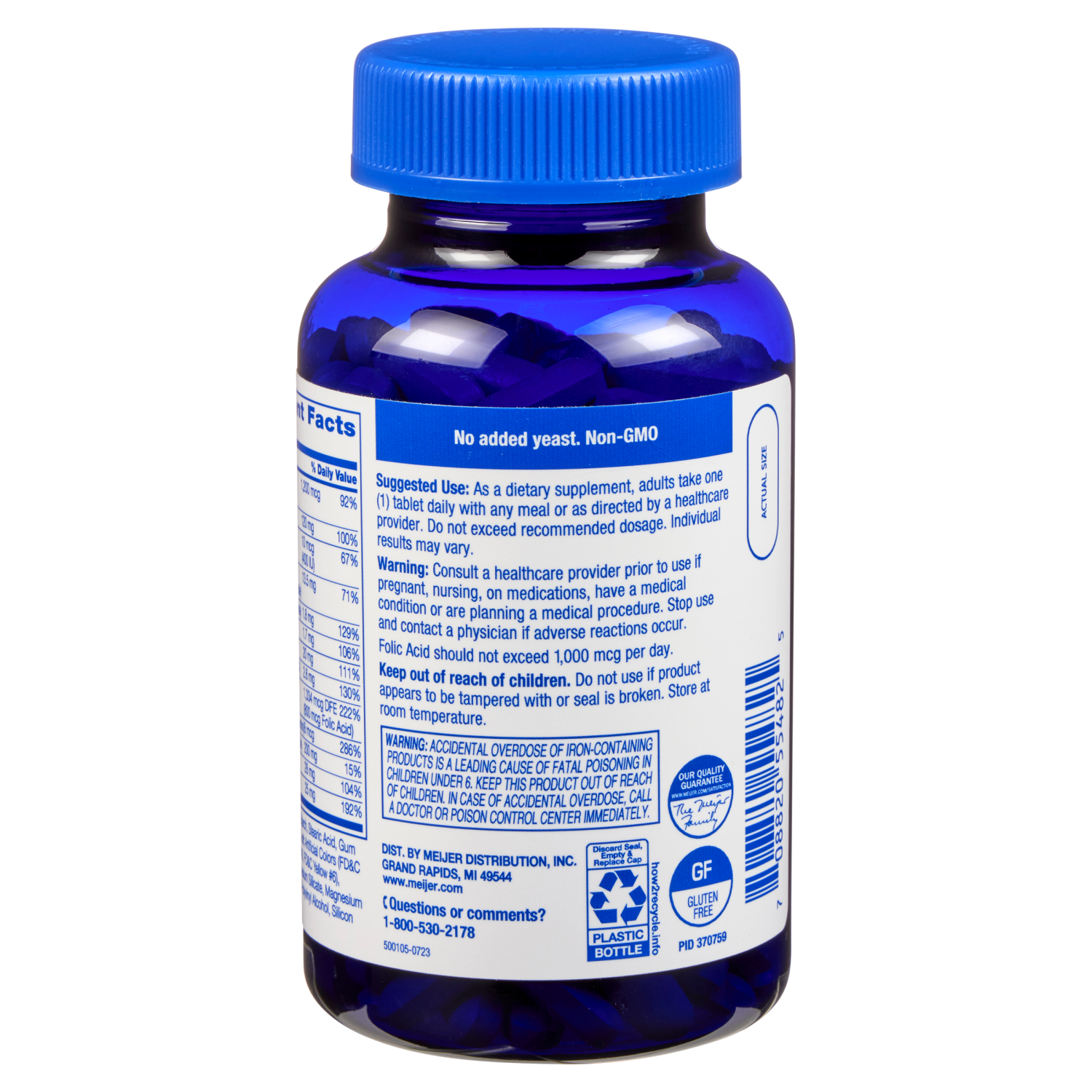 slide 2 of 3, MEIJER WELLNESS Meijer Bb Prenatal Vitamin, 240 ct