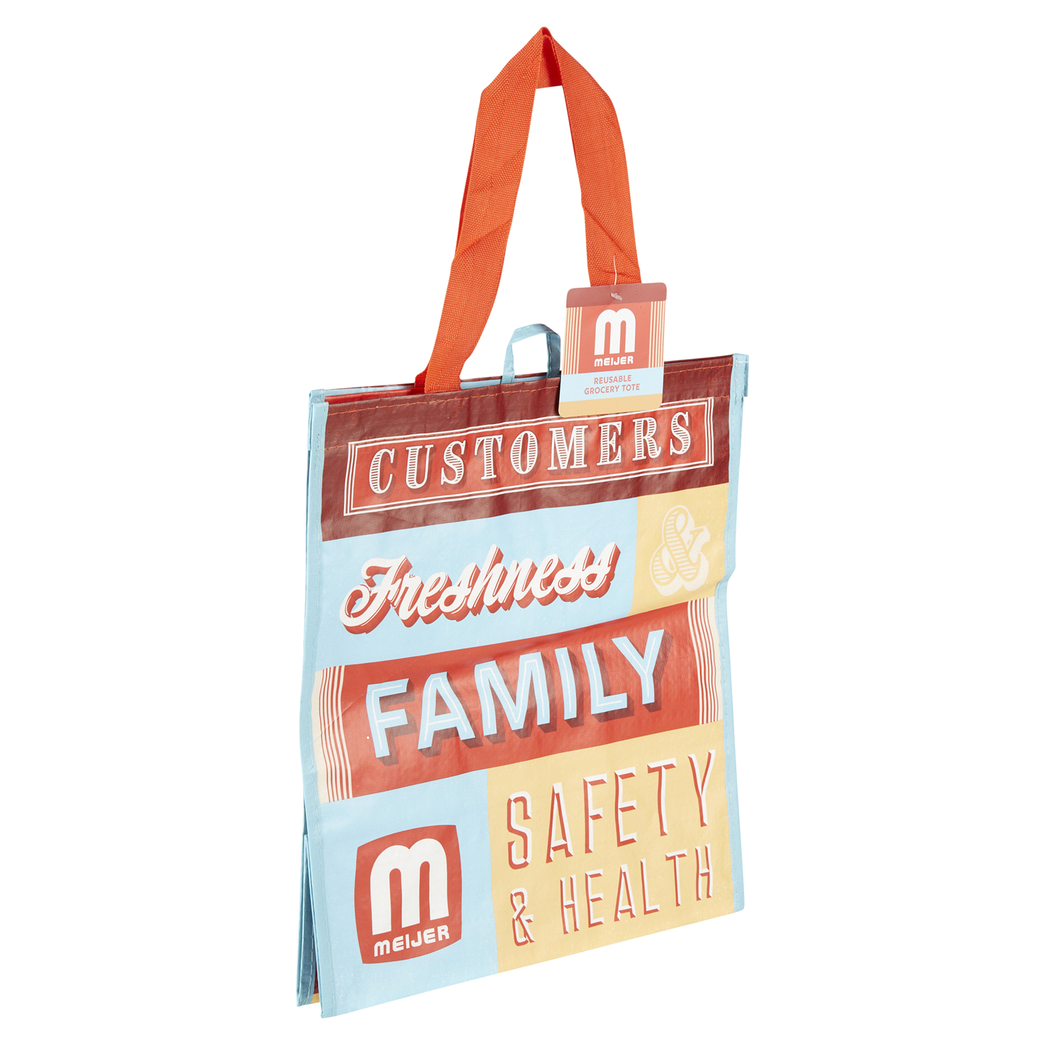 slide 4 of 5, Meijer Heritage Reusable Grocery Bag, 1 ct