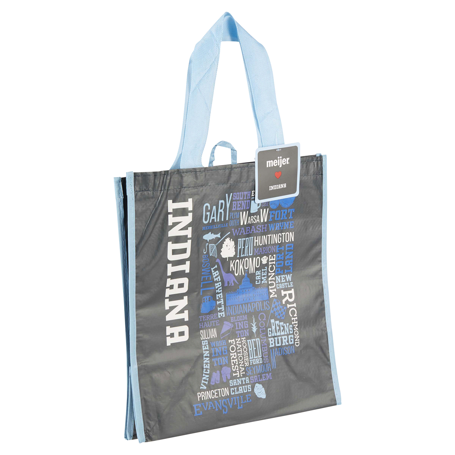 slide 4 of 5, Meijer Reusable Tote Bag, 1 ct