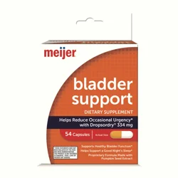 Meijer Bladder Support Tabs 54ct