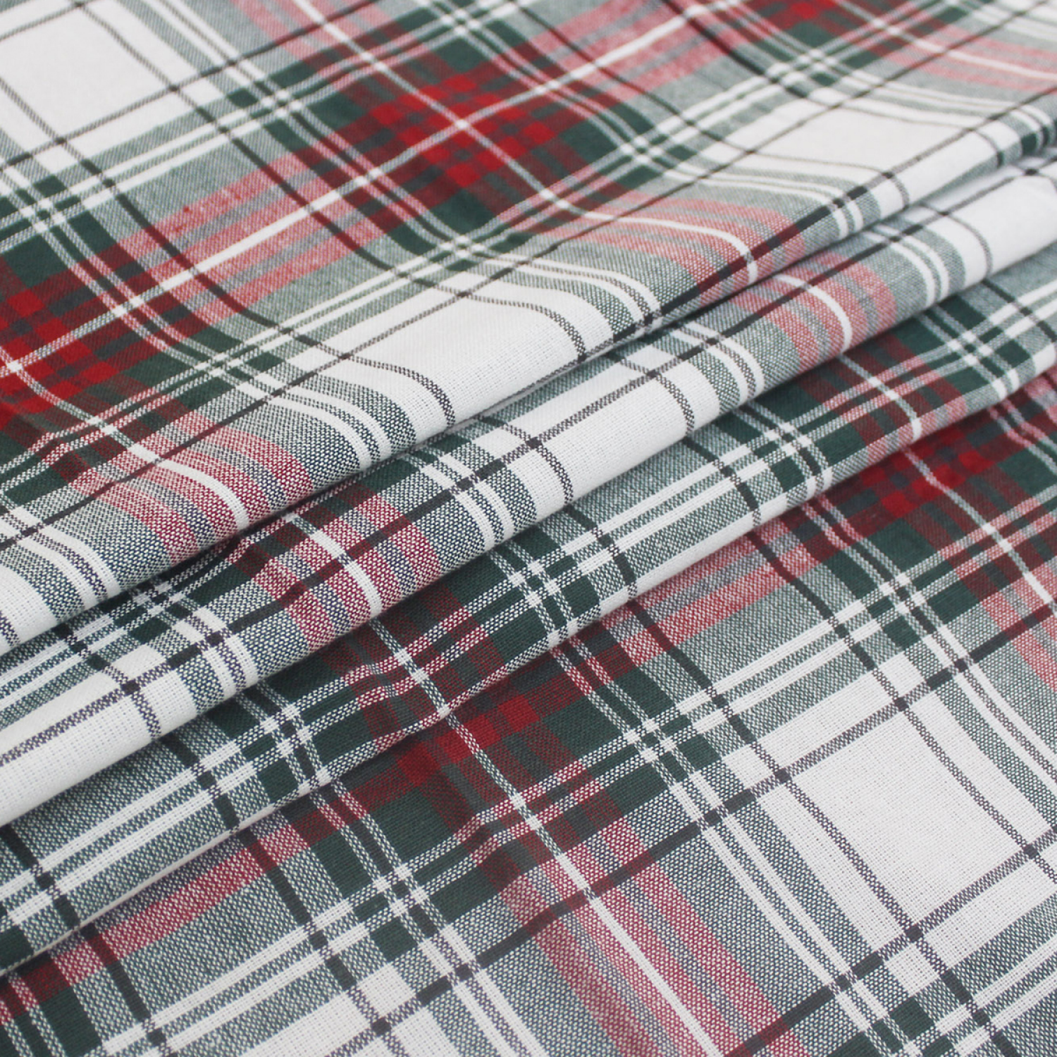slide 2 of 3, December Home Red Martin Christmas Plaid Tablecloth, 60 In X 84 In, 60 x 84 