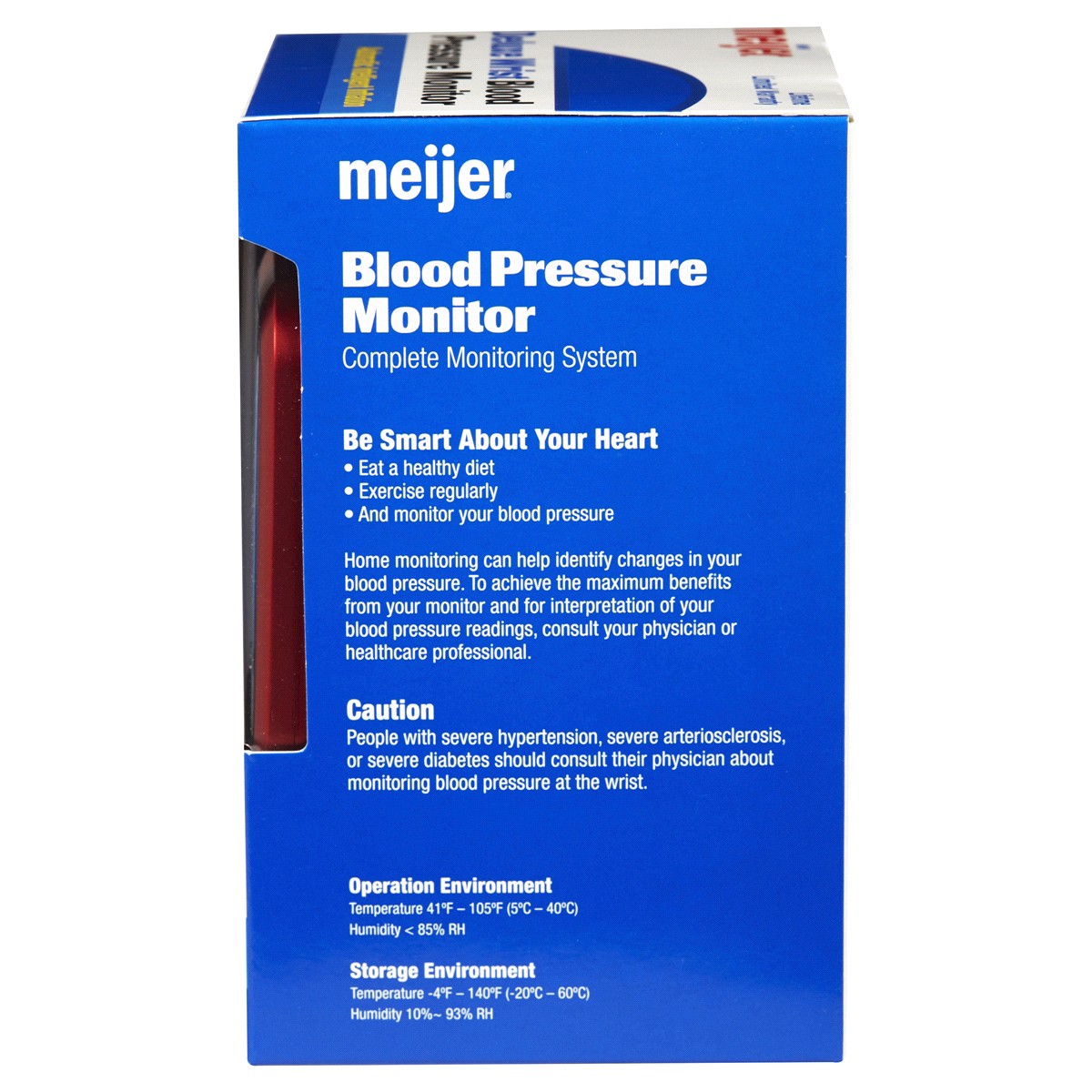 slide 2 of 4, Meijer Deluxe Wrist Blood Pressure Monitor, 1 ct, 1 ct