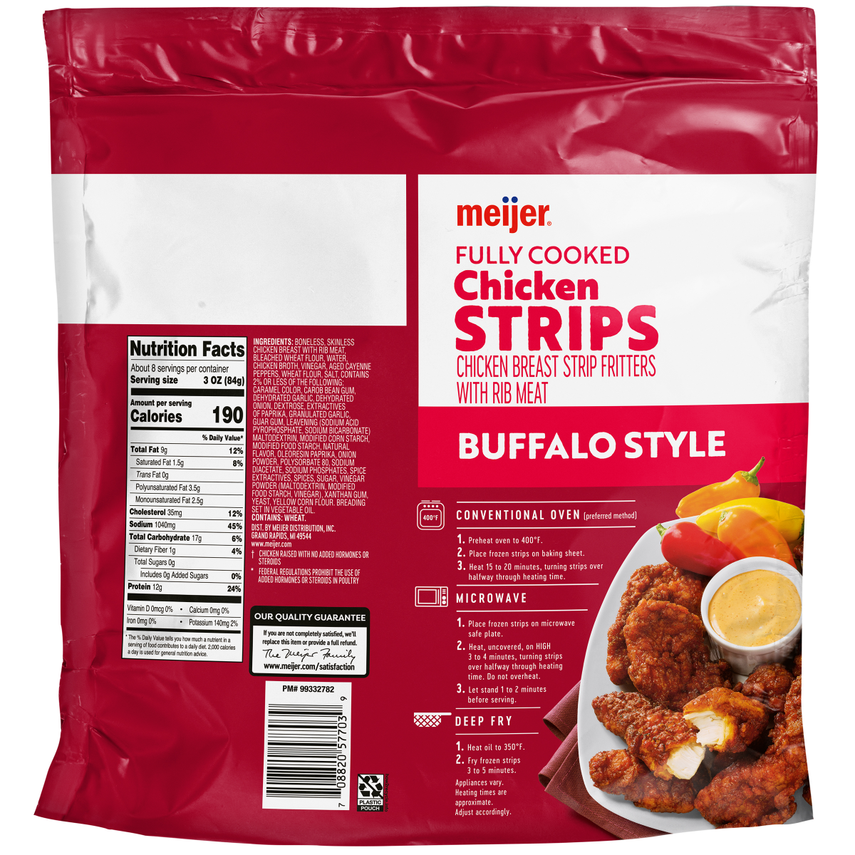 slide 2 of 2, Meijer Buffalo Chicken Strips, 25 oz