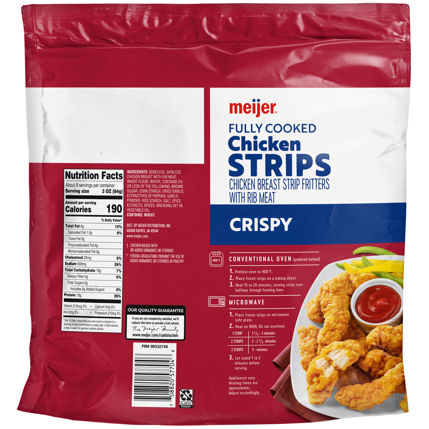 slide 2 of 2, Meijer Crispy Chicken Strips, 25 oz