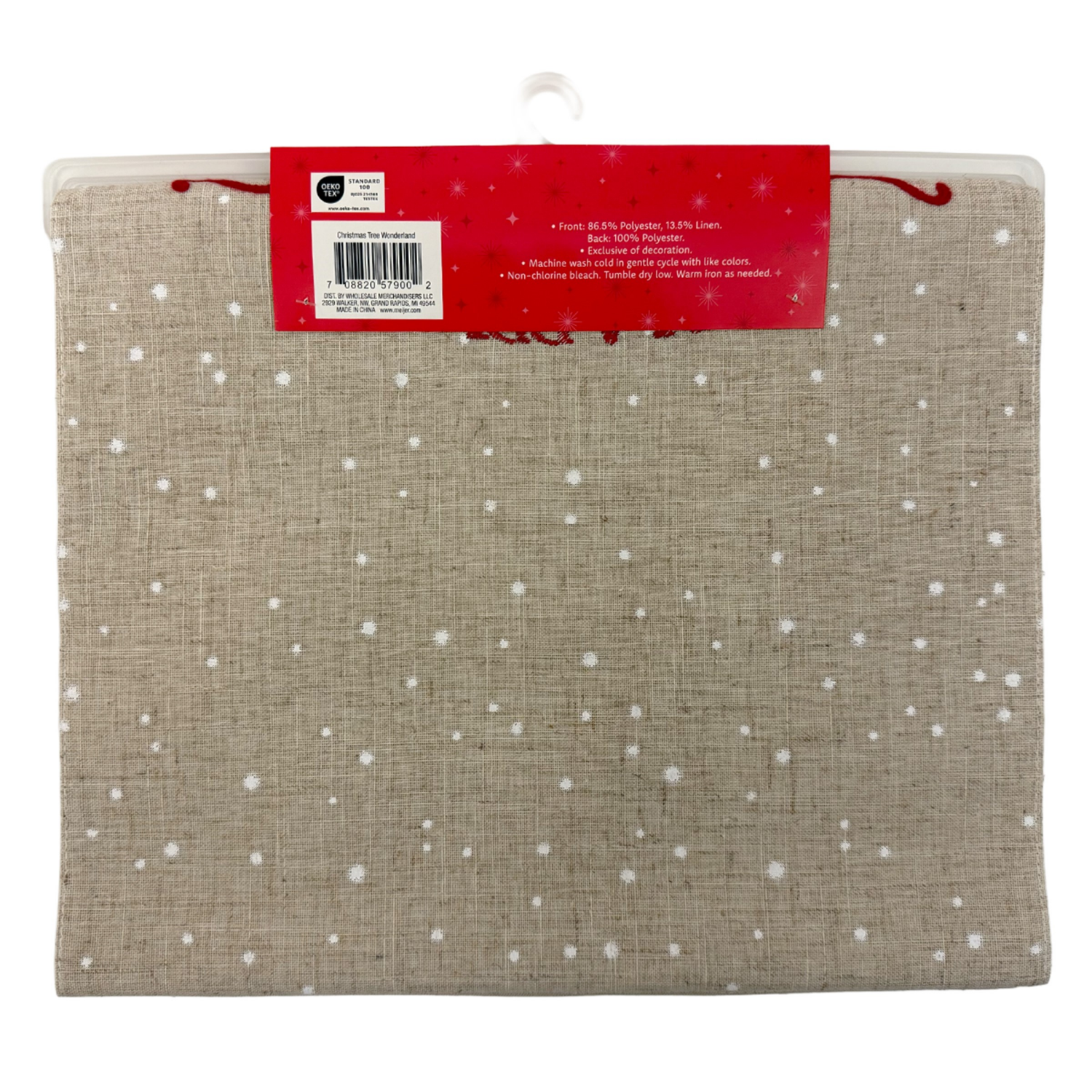 slide 2 of 4, December Home Red Christmas Tree Wonderland Runner, 14 In X 72 In, Multi, 14 x 72