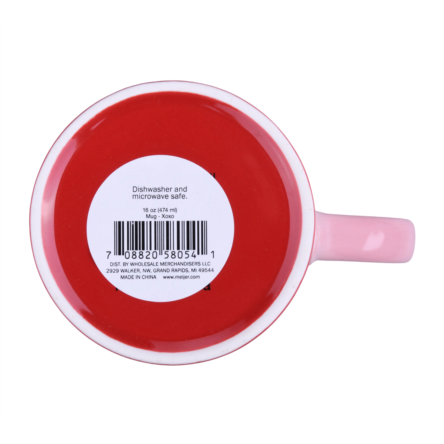 slide 3 of 3, Meijer Corporate Seasonal Mcs Val Ceramic Mug 16oz Xoxo, 16 oz