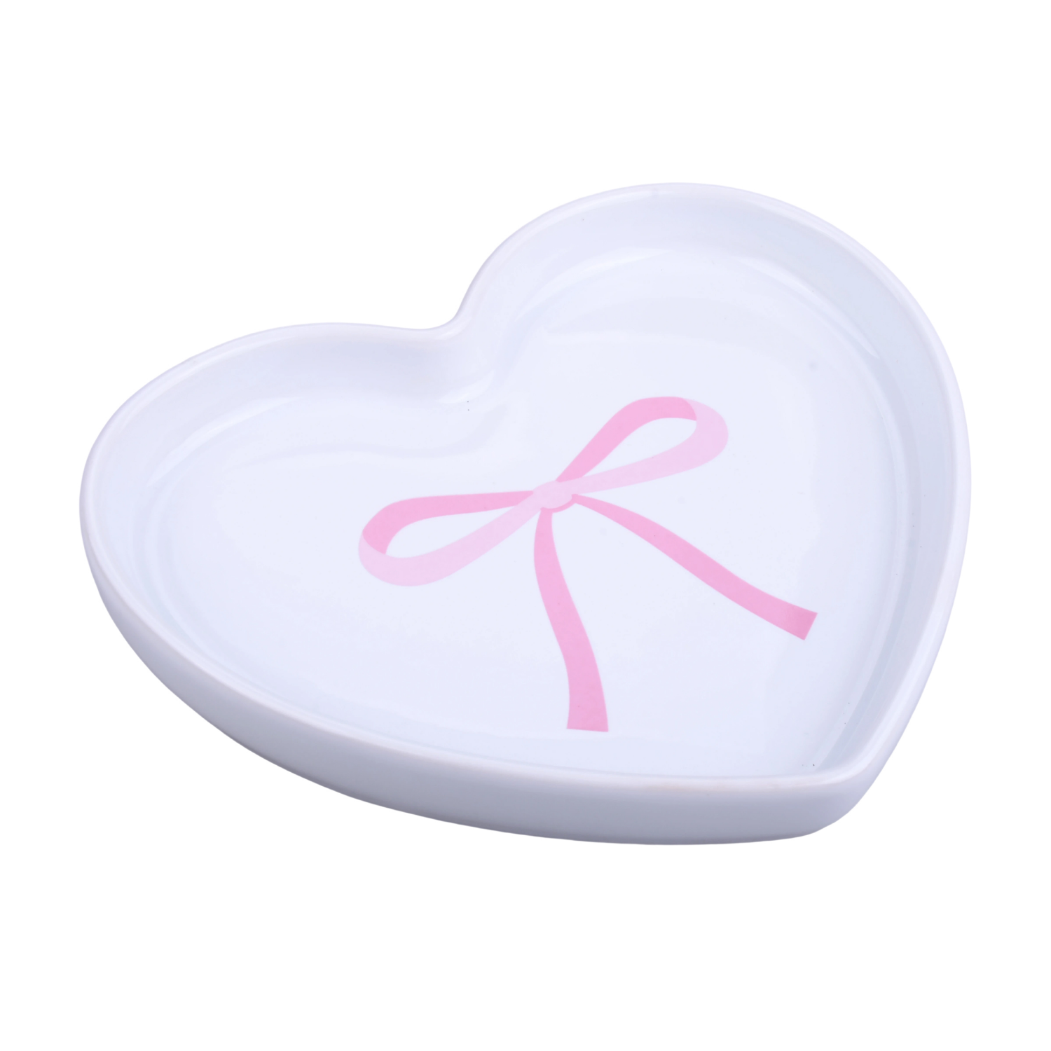 slide 5 of 6, Meijer Corporate Seasonal Mcs Val Ceramic App Plate 6" White Asrt, 6 in