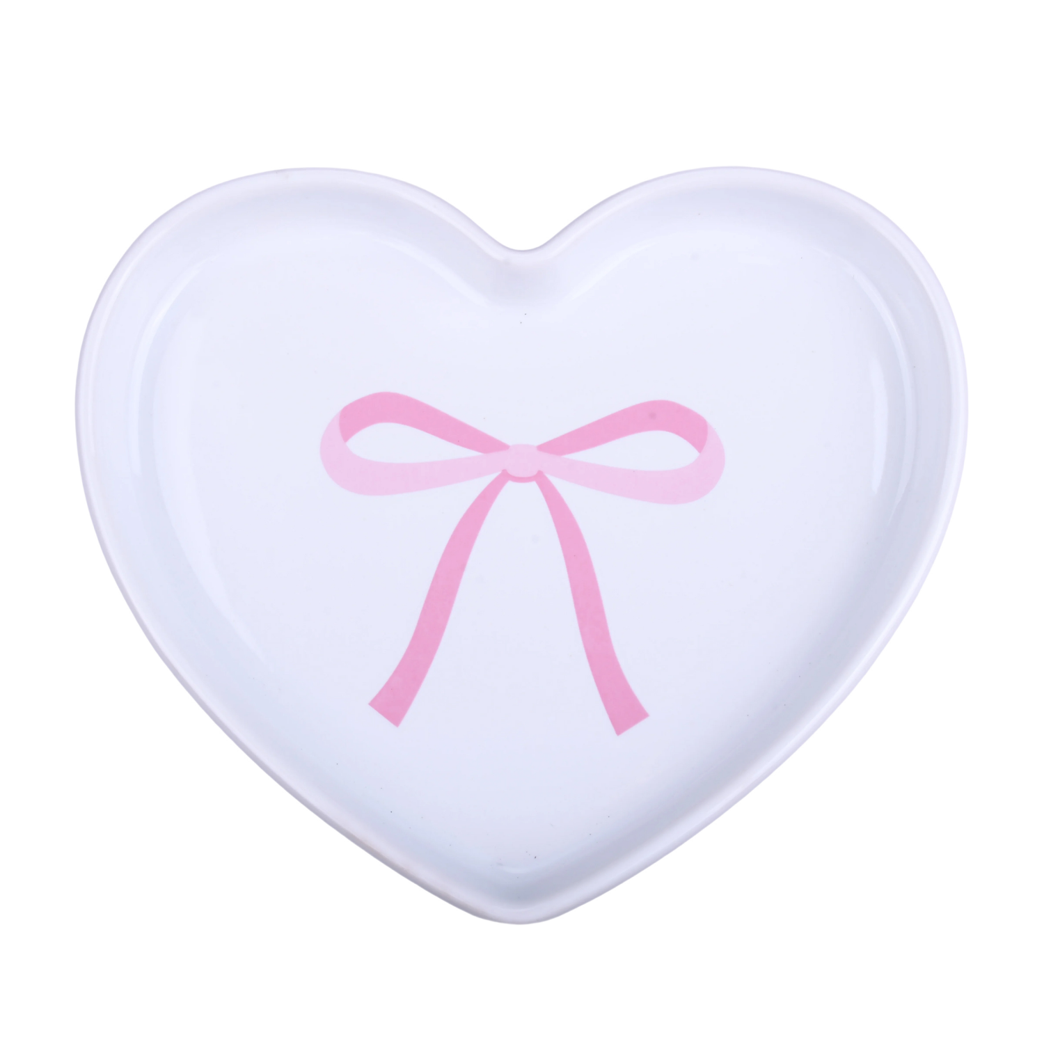 slide 6 of 6, Meijer Corporate Seasonal Mcs Val Ceramic App Plate 6" White Asrt, 6 in