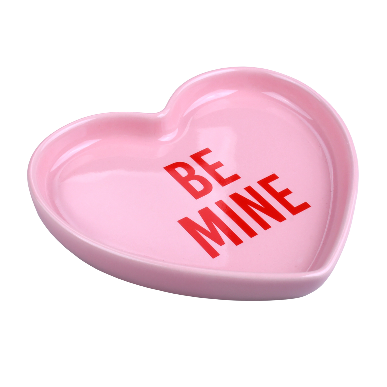 slide 4 of 6, Meijer Corporate Seasonal Mcs Val Ceramic App Plate 6" Pink Asrt, 6 in