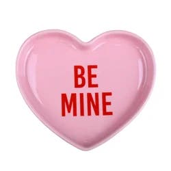 Meijer Corporate Seasonal Mcs Val Ceramic App Plate 6" Pink Asrt