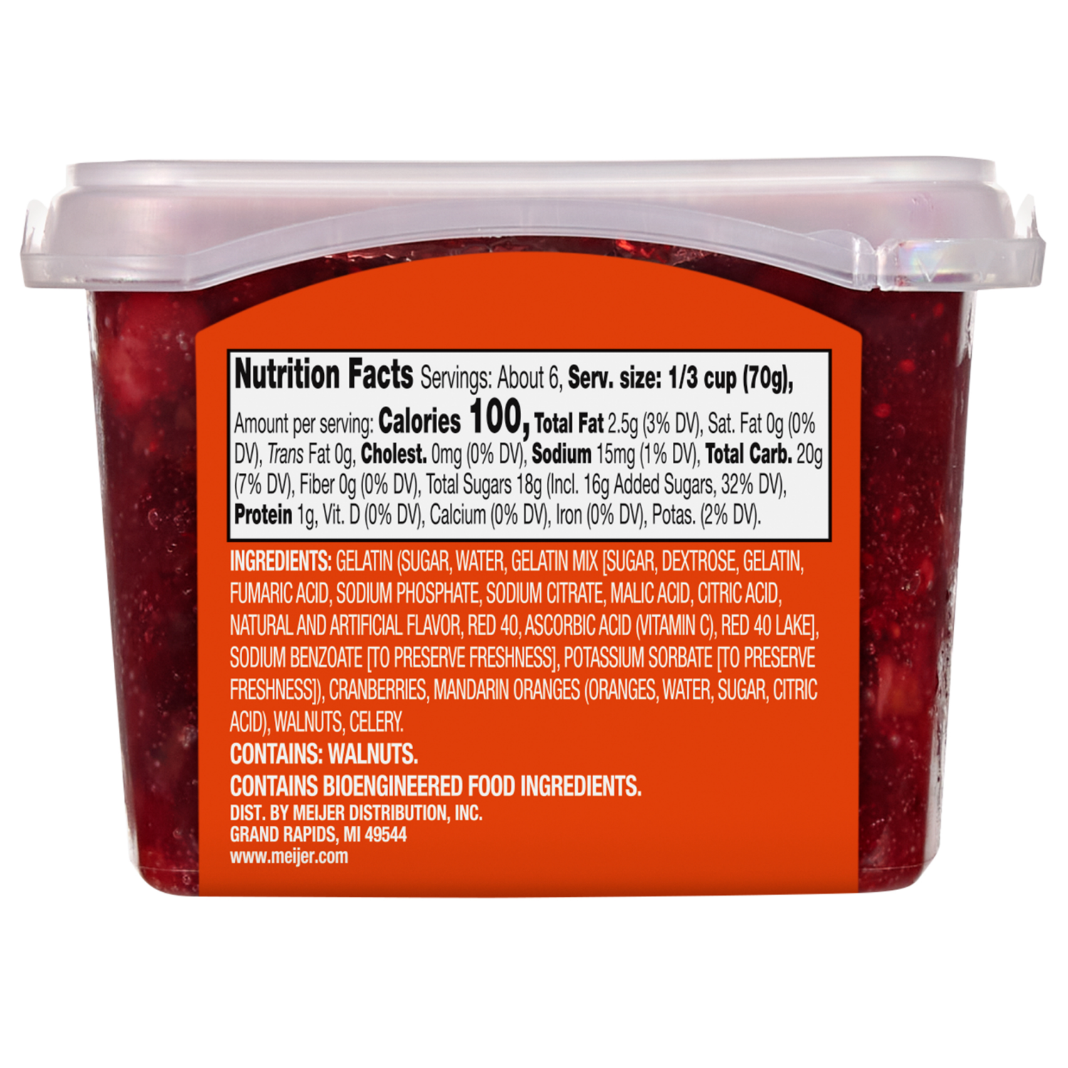 slide 2 of 4, Fresh From Meijer Cranberry Walnut Relish 1 LB, 16 oz