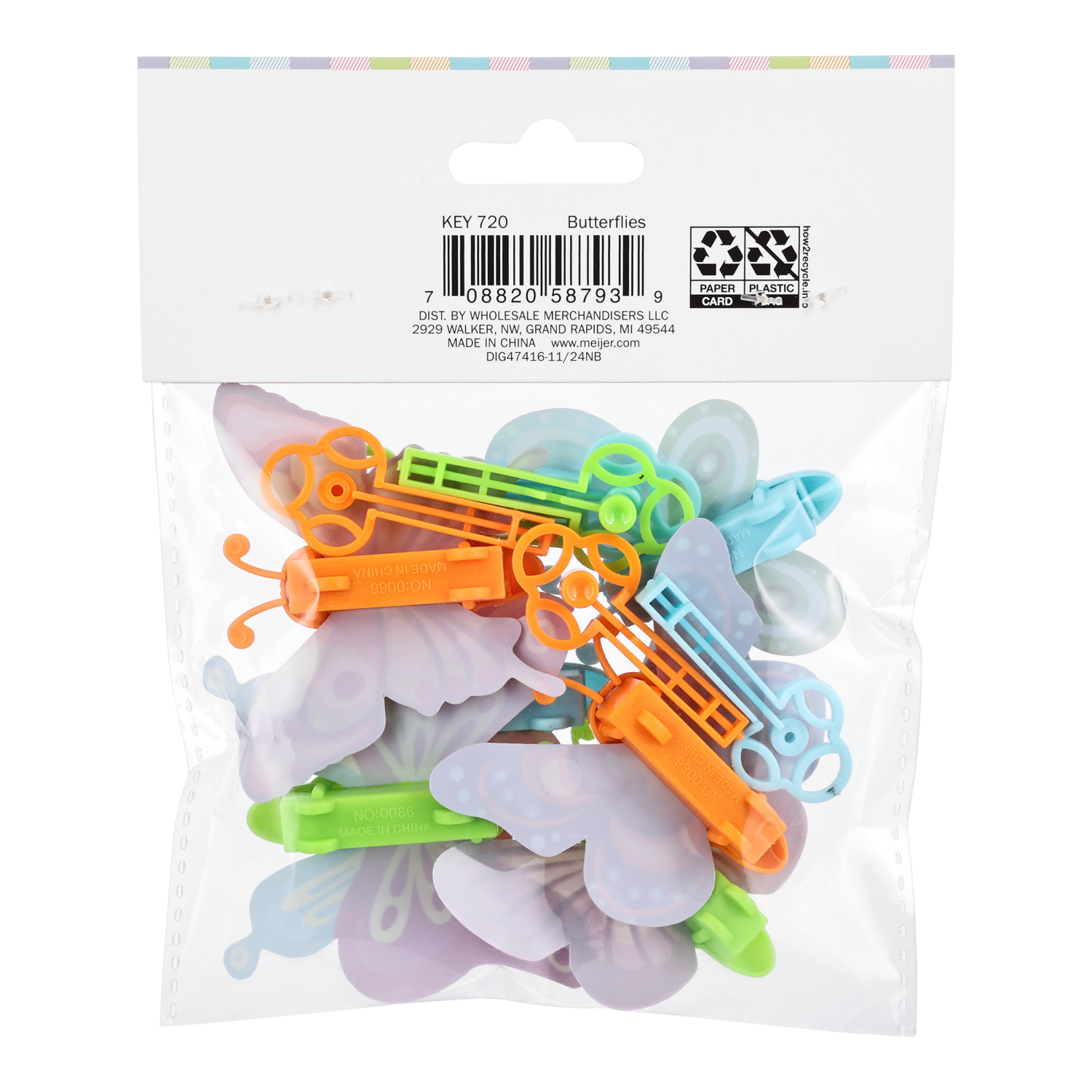 slide 2 of 3, Meijer Corporate Seasonal Easter Shooting Butterfly, 6 ct