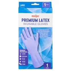 Meijer Latex Gloves Large 1 pair