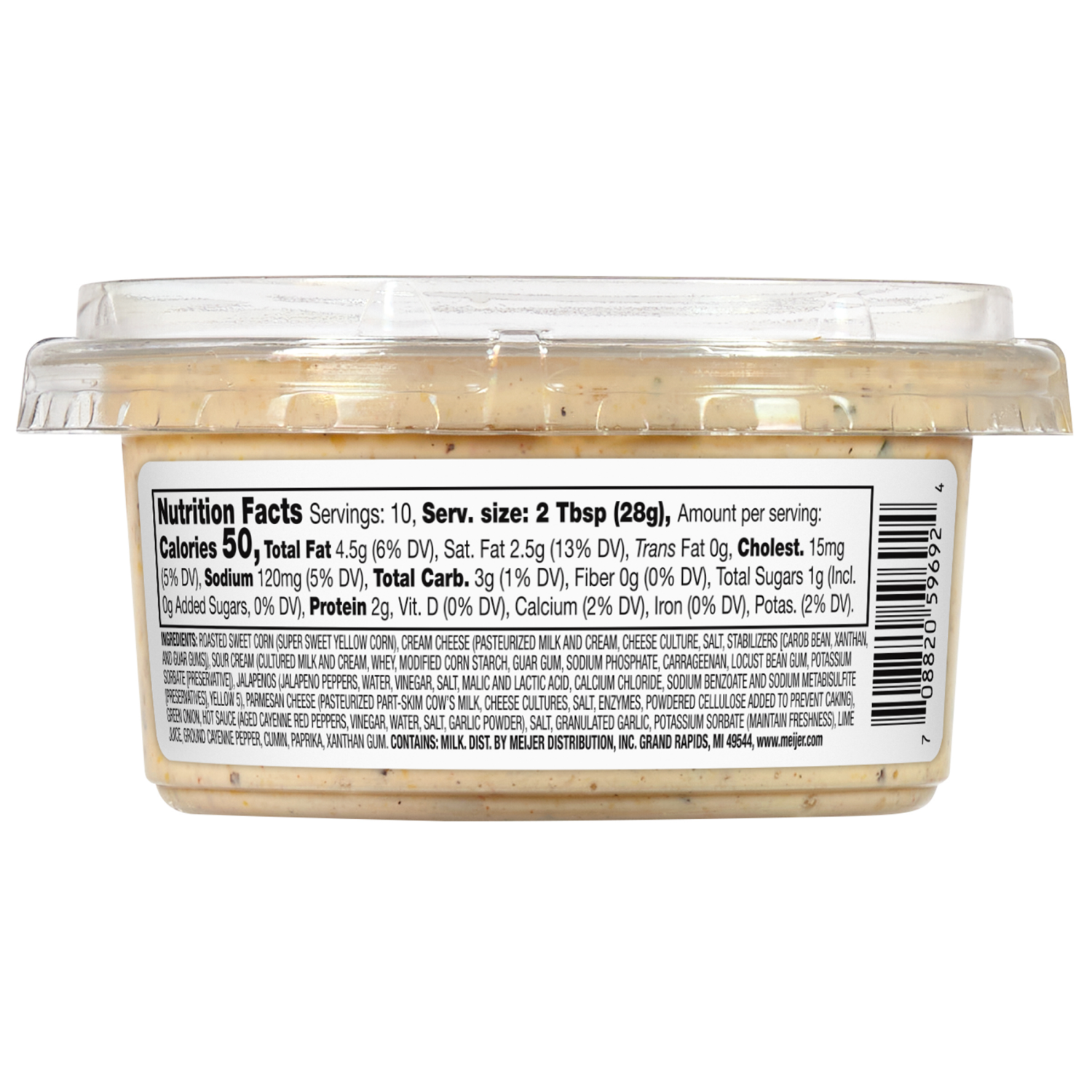 slide 2 of 3, Fresh from Meijer Fire Roasted Street Corn Dip, 10 oz, 10 oz