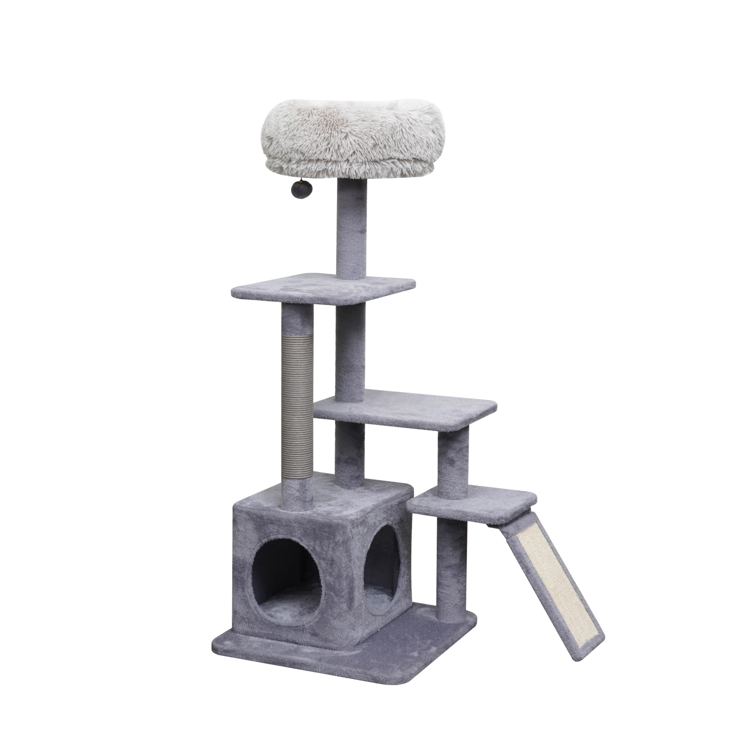 slide 1 of 4, Meijer 5-Level Cat Tree with Condo, 1 ct