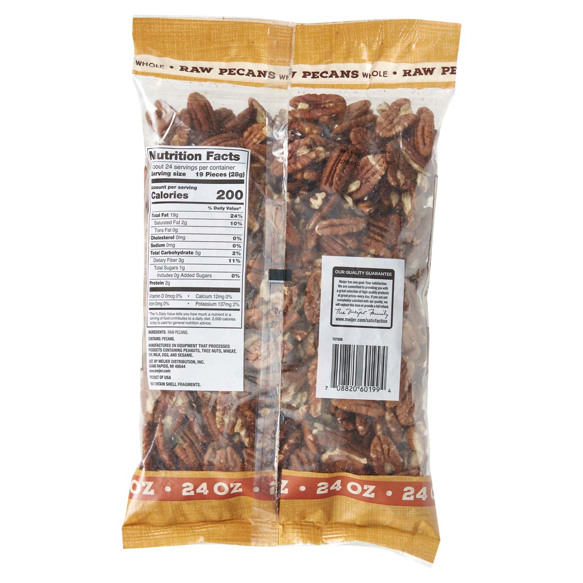 slide 26 of 29, Fresh From Meijer Raw Pecans, 24 oz