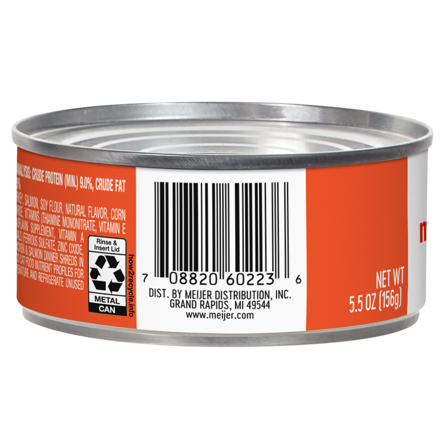 slide 2 of 3, Meijer Wet Cat Chicken and Salmon, 5.5 oz