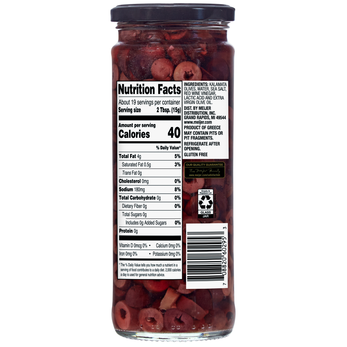 slide 2 of 2, FREDERIKS BY MEIJER Frederik's by Meijer Sliced Kalamata Olives, 9.5 oz