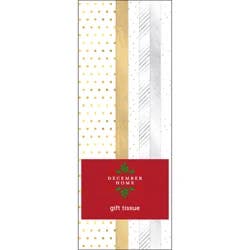 December Home Metallic Tissue Paper