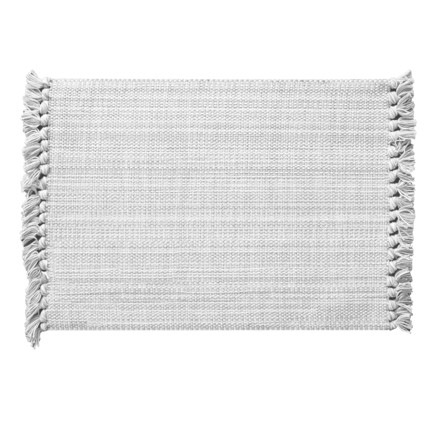 slide 1 of 1, Room & Retreat Striated Stripe Placemat Gray, 1 ct