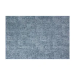 Room & Retreat Brushed Texture Placemat Blue