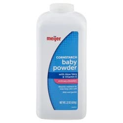 MEIJER BABY CORNSTARCH POWDER COMMODITY BATH