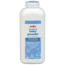 Meijer Baby Powder Cornstarch 15Oz