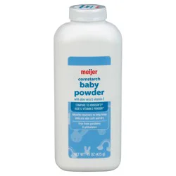 Meijer Baby Cornstarch Powder 15 Oz