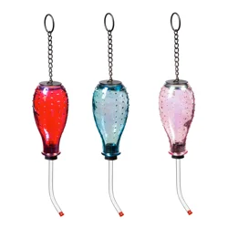 ROOM & RETREAT Room and Retreat Hummingbird Feeder Color Glass