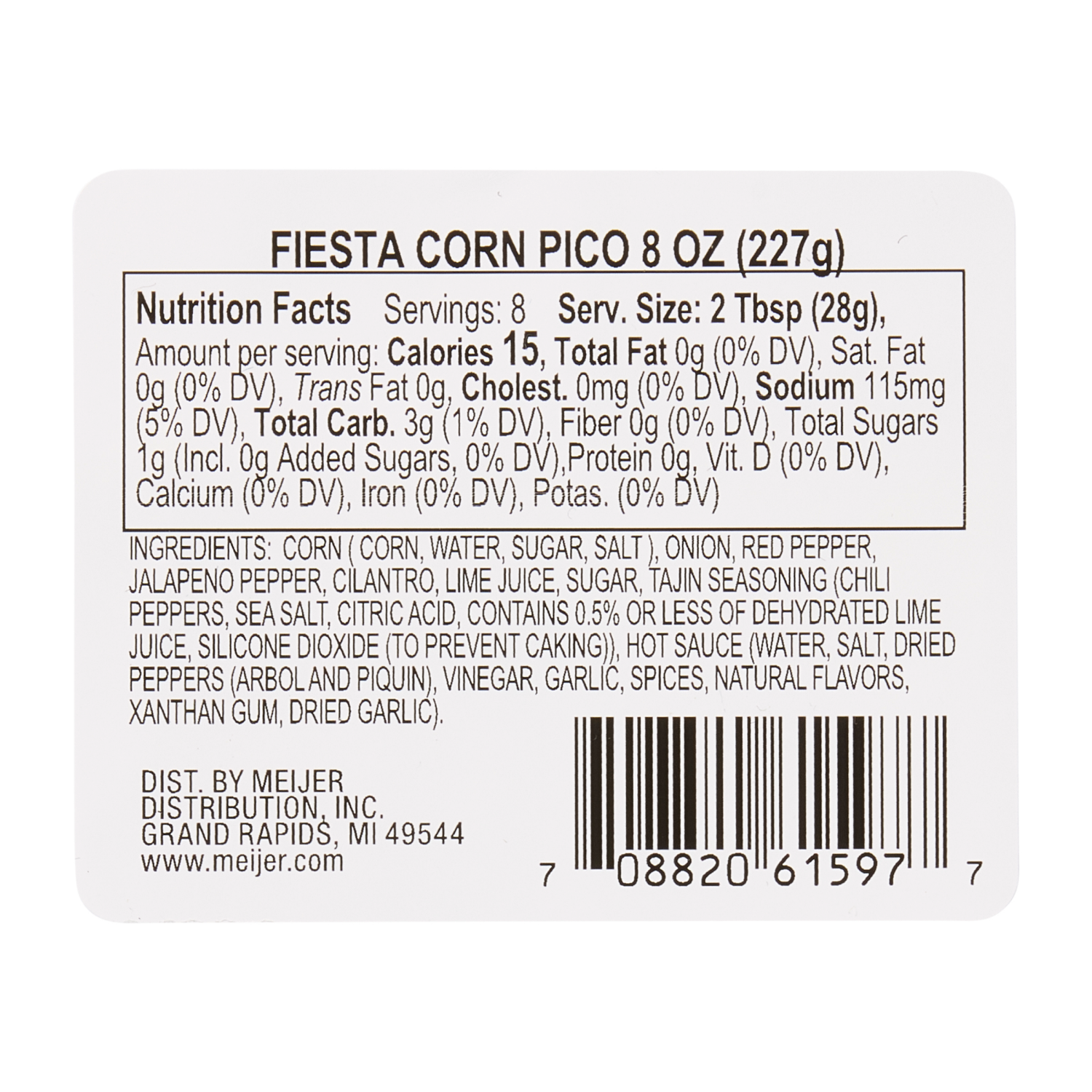 slide 2 of 3, Fresh from Meijer Fiesta Corn Pico De Gallo 8 oz., 8 oz