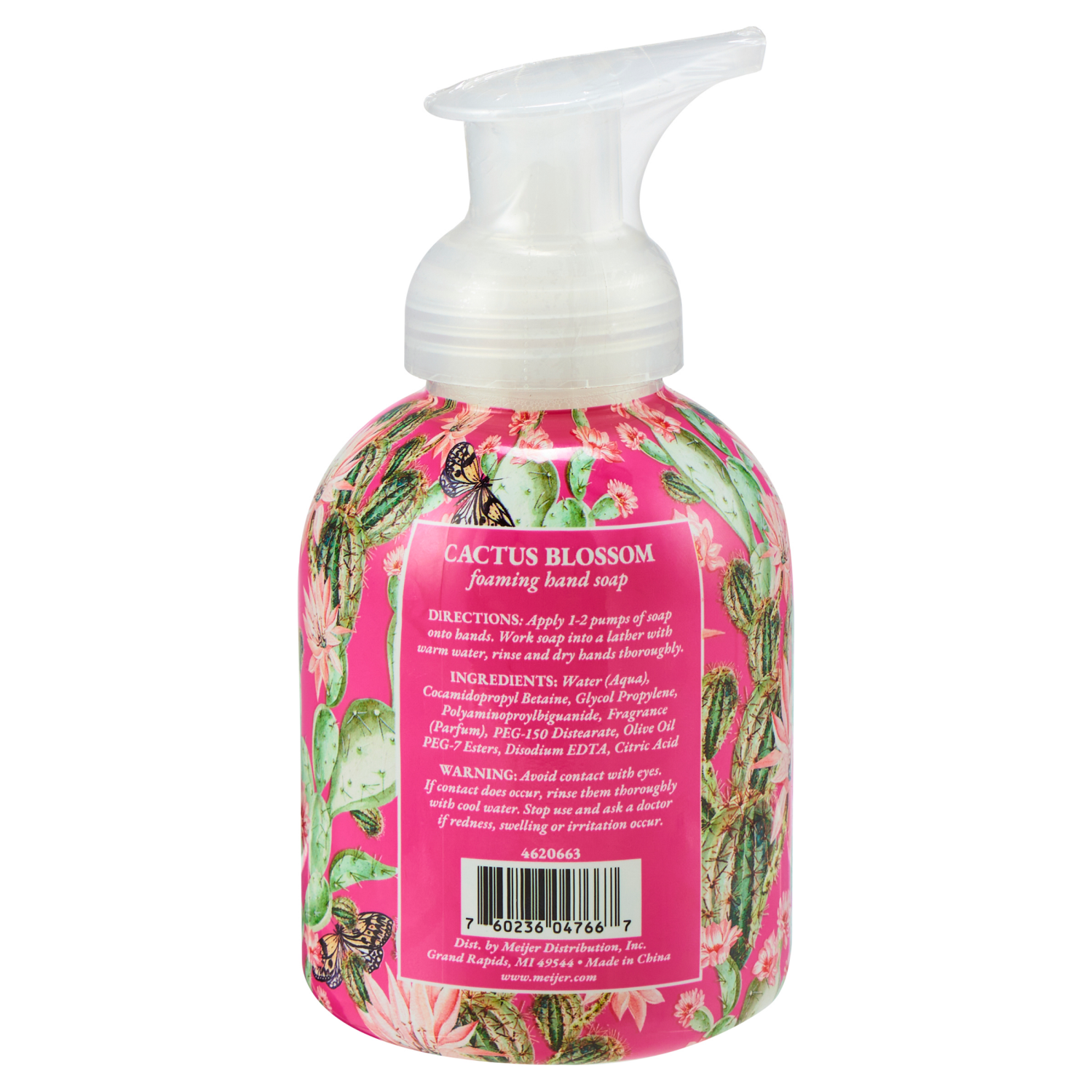 slide 4 of 4, Meijer Foaming Hand Soap, Cactus Blossom, 12.5oz, 12.5 oz