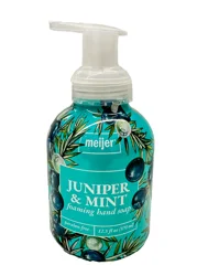 Meijer Foaming Hand Soap, Juniper And Mint, 12.5oz