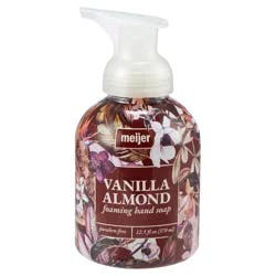 Meijer Foaming Hand Soap, Vanilla Almond, 12.5oz