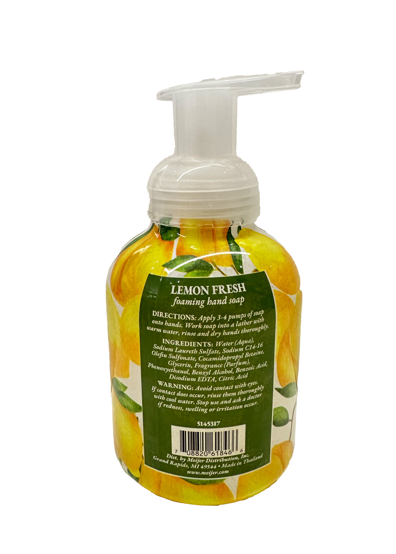 slide 2 of 3, Meijer Foaming Hand Soap, Lemon, 12.5oz, 12.5 oz