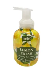Meijer Foaming Hand Soap, Lemon, 12.5oz