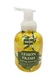 Meijer Foaming Hand Soap, Lemon, 12.5oz