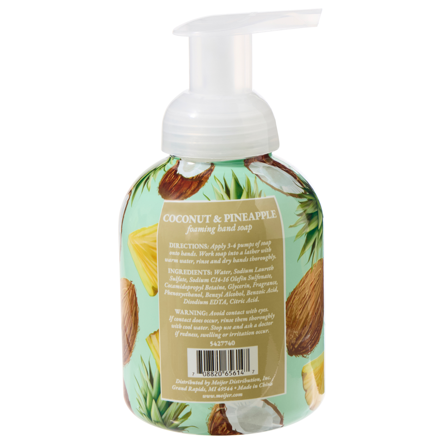 slide 2 of 3, Meijer Foam Hs Coco & Pineapple 12.5oz, 12.5 oz