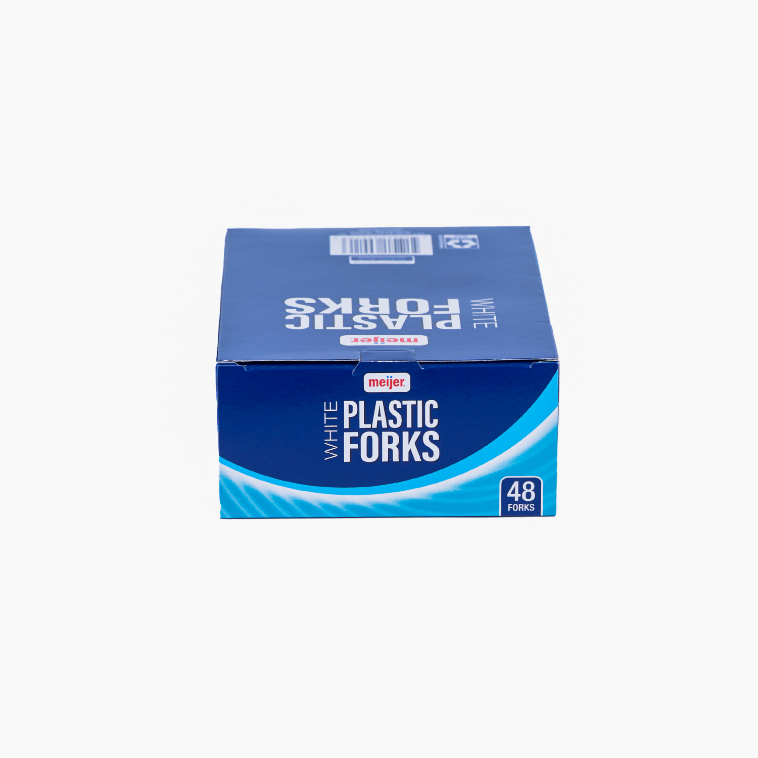 slide 6 of 6, Meijer Plastic Forks, White, 48 ct, 48 ct