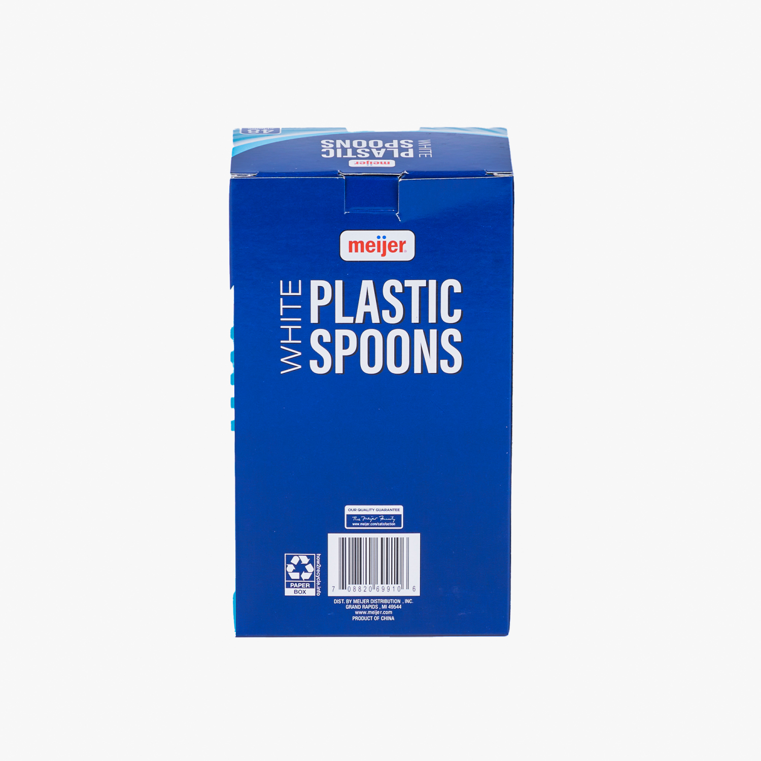 slide 2 of 6, MEIJER WHITE CUTLERY SPOONS 48 CT, 48 ct