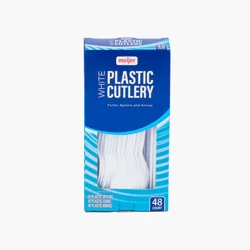 MEIJER WHITE CUTLERY COMBO 48 CT