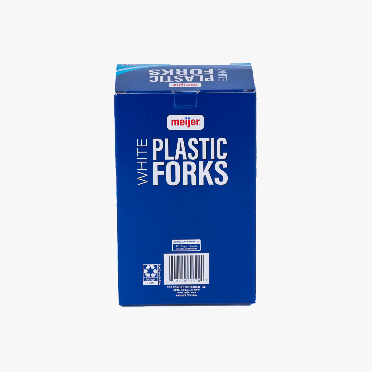 slide 2 of 6, MEIJER WHITE CUTLERY FORKS 96 CT, 96 ct