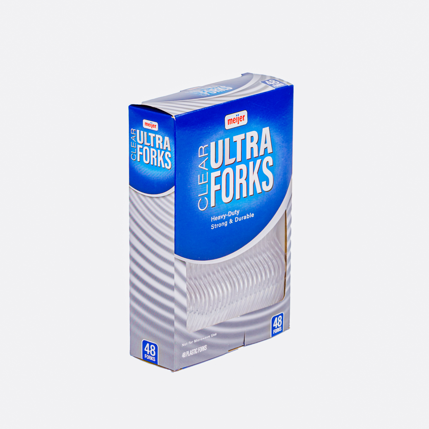 slide 5 of 6, Meijer Clear Ultra Forks, 48 ct, 48 ct