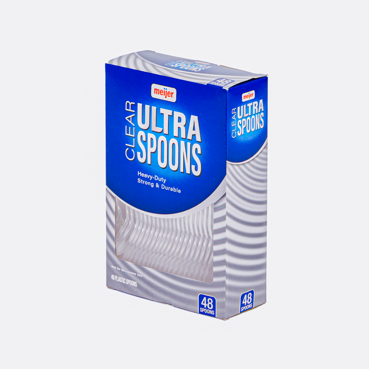 slide 4 of 6, Meijer Clear Ultra Spoons, 48 ct, 48 ct