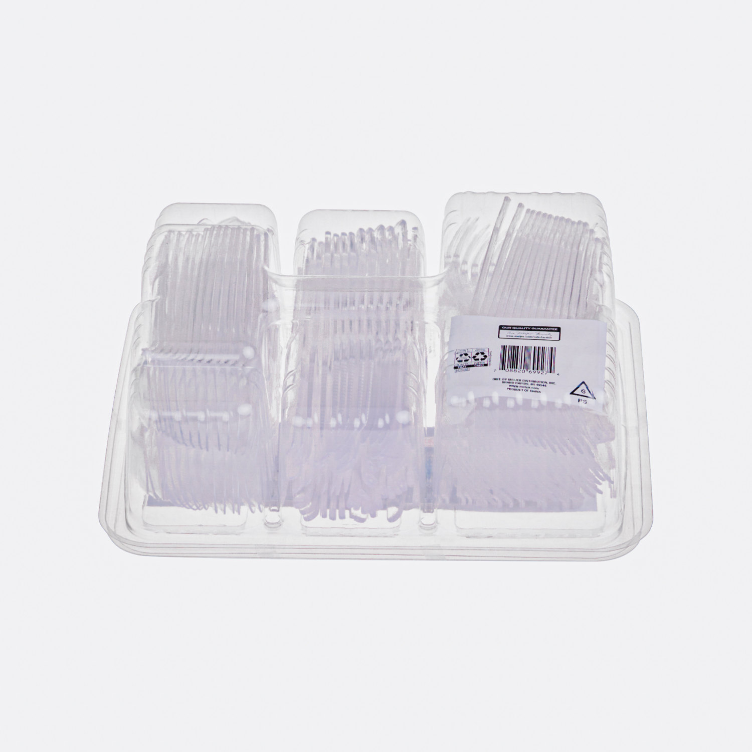 slide 2 of 6, Meijer Ultra Clear Cutlery Combo, 192 ct, 192 ct