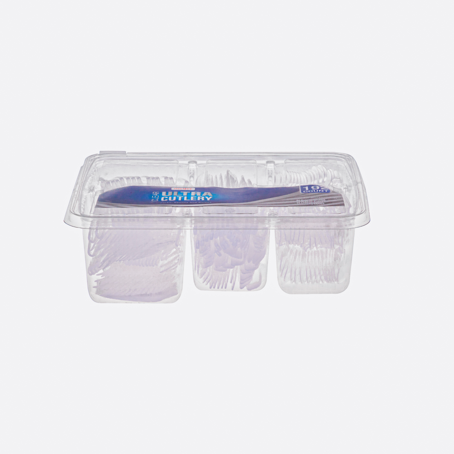 slide 3 of 6, Meijer Ultra Clear Cutlery Combo, 192 ct, 192 ct